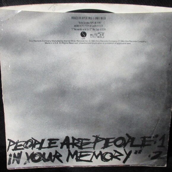 Vintage 1984 Depeche Mode "People Are People" 45 Record - Picture 2 of 5